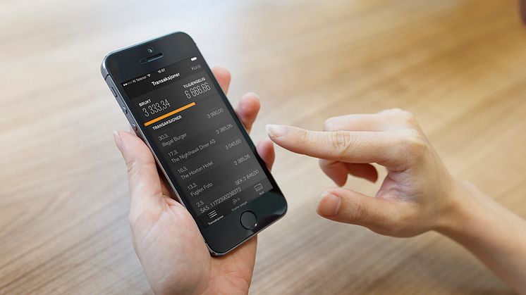 Svenskt kreditkort först i Europa med fingeravtryckinloggning i app