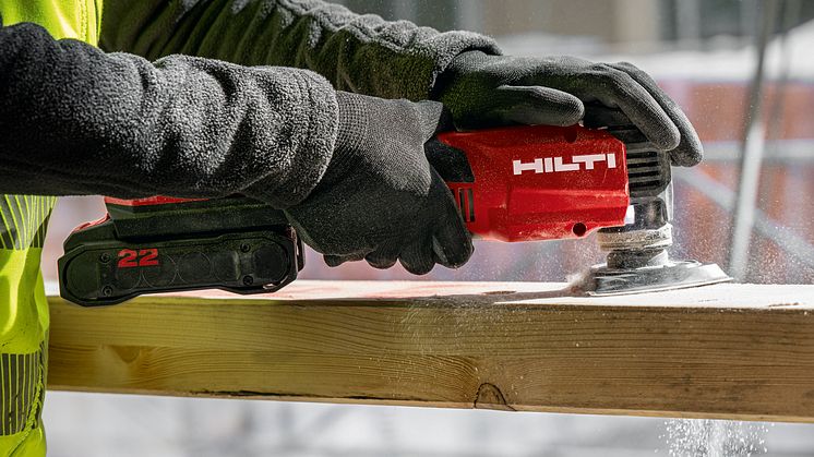 Hilti SMT 6-22 multiverktyg med fokus på användaren, ergonomi och effektivitet.