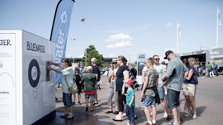 The purified water free of all contaminants  served by Bluewater hydration stations at all stop-overs of the 2017/2018 Volvo Ocean Race proved highly-popular thirst-quenchers and slashed the need for single-use plastic bottles