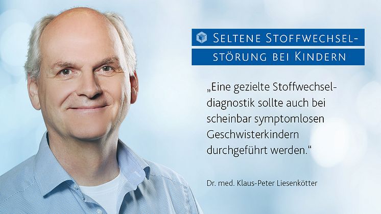 Diagnostik Seltener Erkrankungen: "Auch an scheinbar symptomlose Geschwister denken"