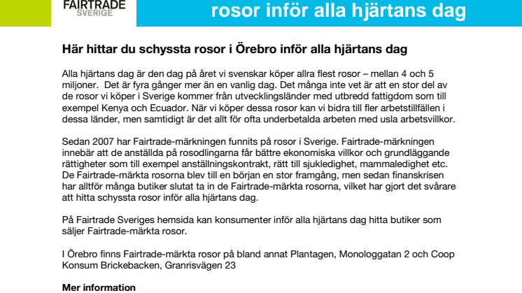 Här hittar du schyssta rosor i Örebro inför alla hjärtans dag