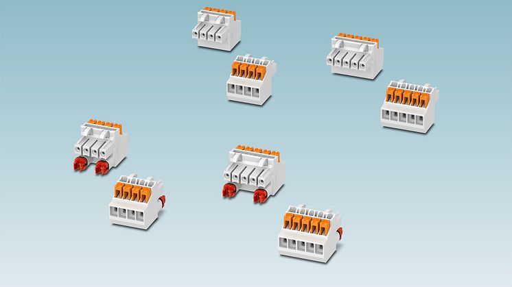 Nye Push-in-pluggfordinere for elektronikkhus.