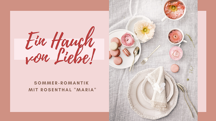 Ein Hauch von Liebe: Sommer-Romantik mit "Maria"