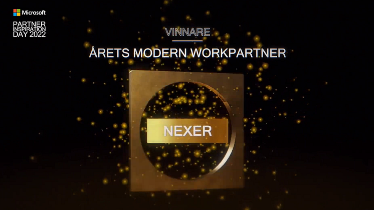 Nexer wins Microsoft Partner of the year for Modern Work