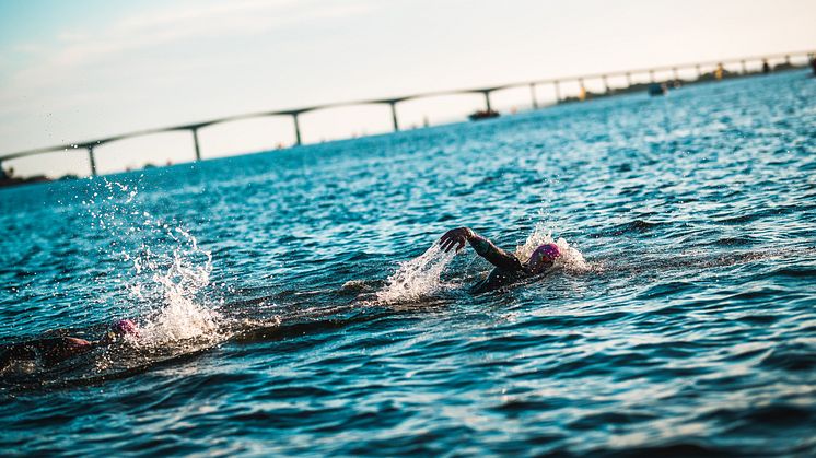 Bild från Ironman Kalmar, som firade 10-årsjubileum 2023. Foto: Johannes Norlander.