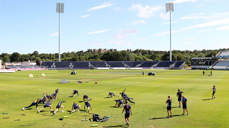 The England U19s during training this summer. Photo: Getty Images