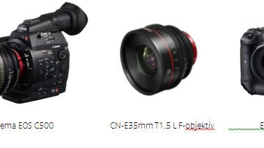 Större kreativ frihet – Canon uppdaterar Cinema EOS-kameror och presenterar ett nytt 35 mm EF Cinema-objektiv 