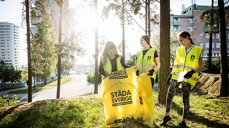 I helgen städar ungdomar i Malmö. Arkivfoto: Erik Simander