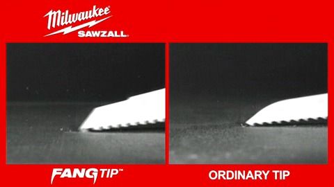 Milwaukee Sawzall bajonetsavklinger - Fang Tip™