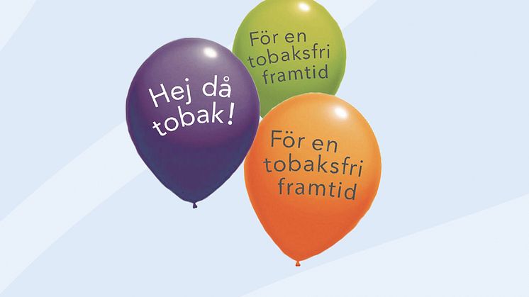 "Hej då tobak!"-ballonger