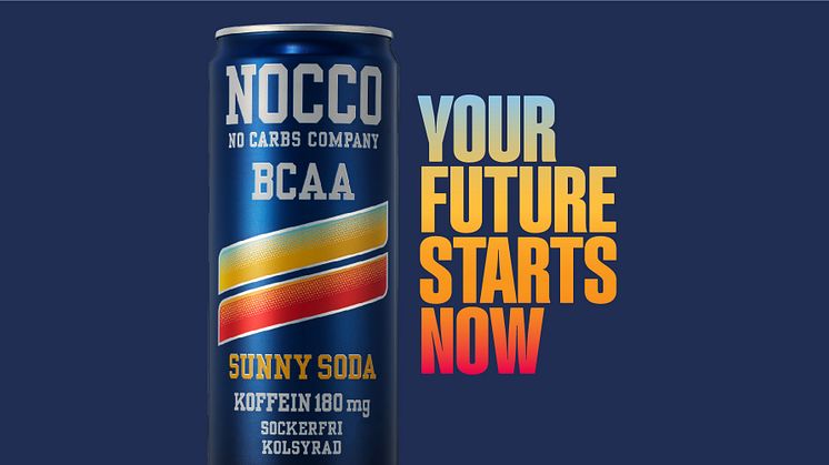 NOCCO Sunny Soda – Your future starts now! 