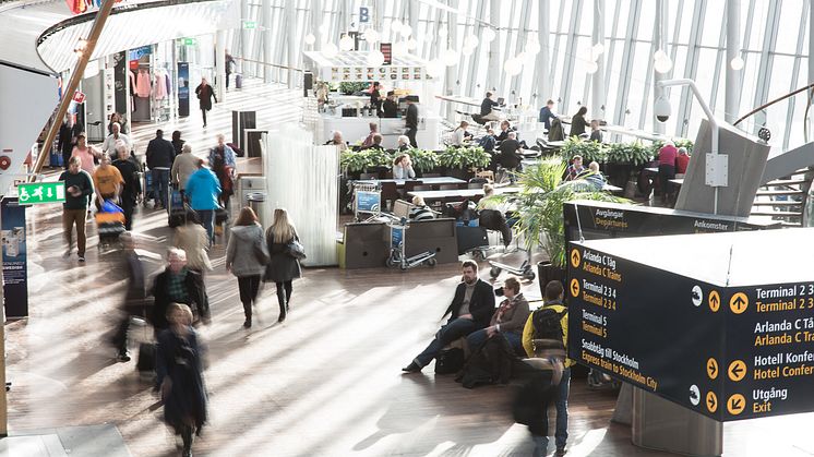 Bild på Sky City på Stockholm Arlanda Airport. Foto: Daniel Blom