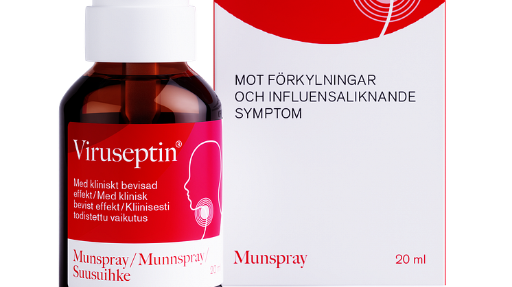 Viruseptin Munspray + förpackning