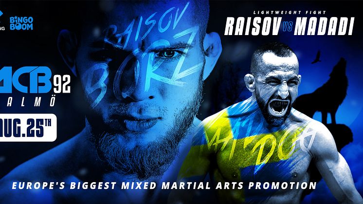 MMA ACB 92 i Malmö Arena den 25 augusti! 