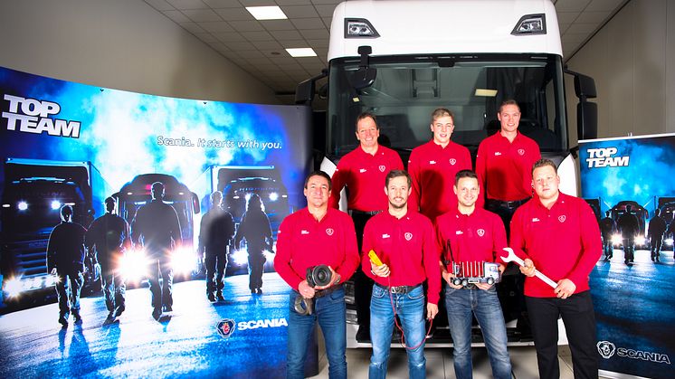 Scania Top Team:  Werkstattteam aus Kirchbichl ungeschlagen auf erstem Platz