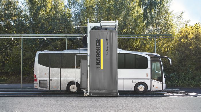 Dubbel tvättkapacitet för bussföretag med stor vagnpark