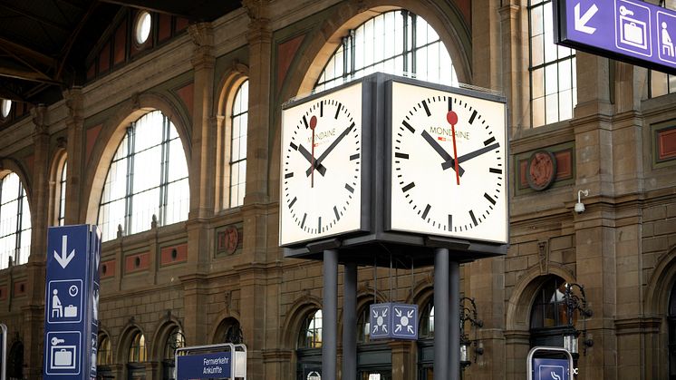 Bahnhofsuhr im Zürcher Hauptbahnhof