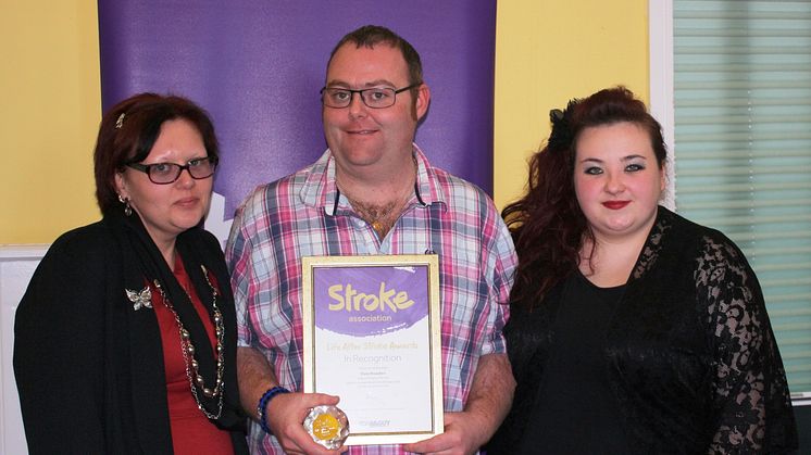 ​Young stroke survivor receives regional recognition