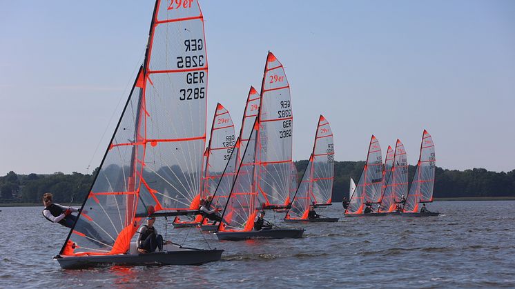 Die 29er segelten in Louisenlund die Landesjugendmeisterschaft aus