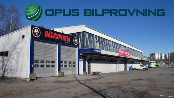 Opus Bilprovning etablerar i Däckspertens gamla lokaler på Hisingen/Lundby.