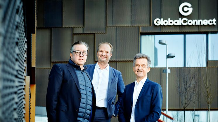 Adm. direktør i Telenor Lars Thomsen, direktør i OpenNet Henrik Møller Nielsen og head of B2C i GlobalConnect Peter Bredgaard