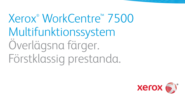 Xerox® WorkCentre™ 7500