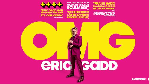 Eric Gadd på vårturné med sin hyllade show "OMG"