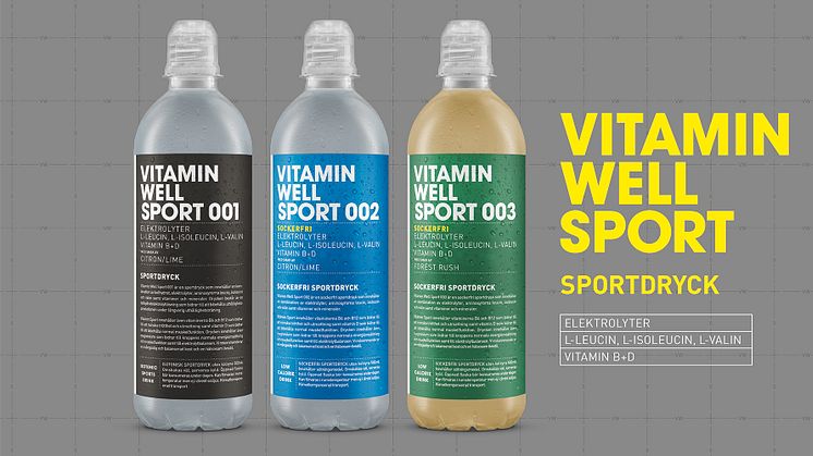 Vitamin Well Sport i ny uppdaterad design