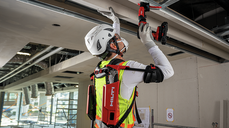 Hilti launches new and improved version of innovative exoskeleton, EXO-S