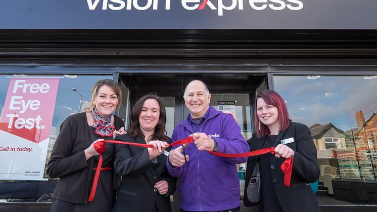 ​Wirral Stroke Survivor Officially Opens Vision Express Store