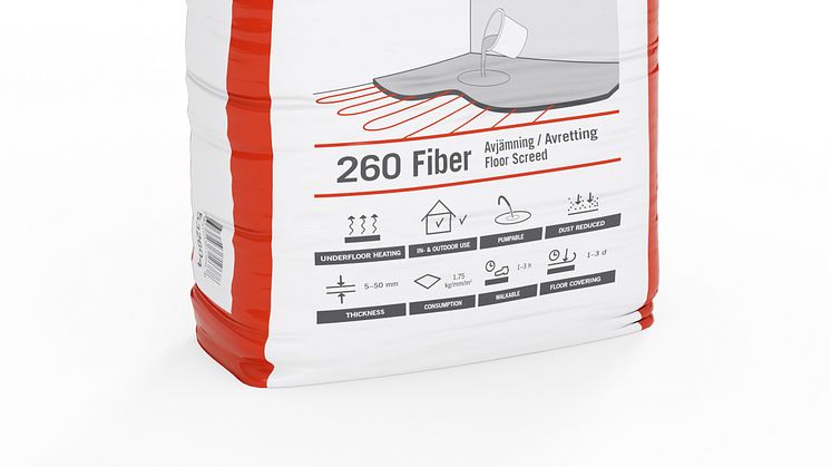 260 Fiber Avjämning - plastsekk