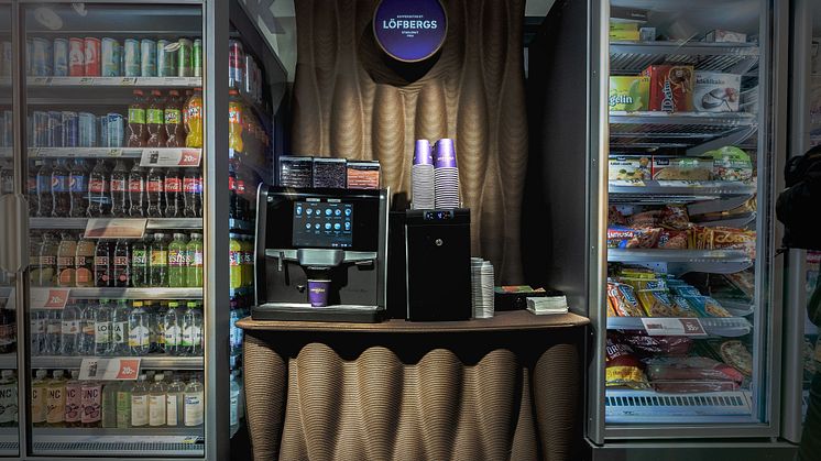 Löfbergs 3D printed coffee station 