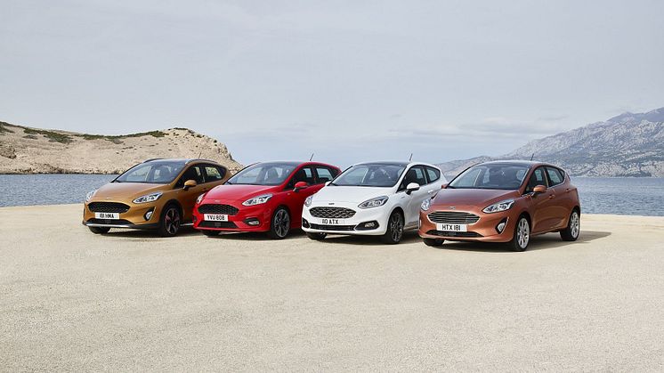 Ford Fiesta nové generace přijíždí rovnou ve čtyřech různých verzích. Je to technicky nejvyspělejší malý vůz na světě