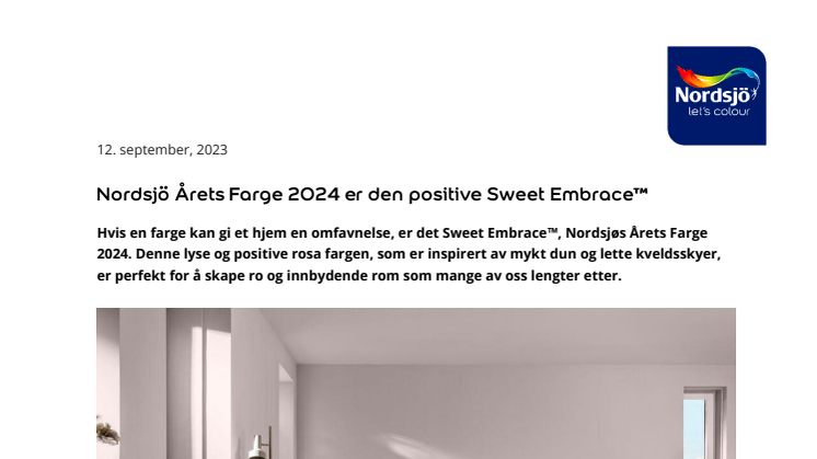 Nordsjö Årets Farge 2024 er den positive Sweet Embrace™_NO.pdf