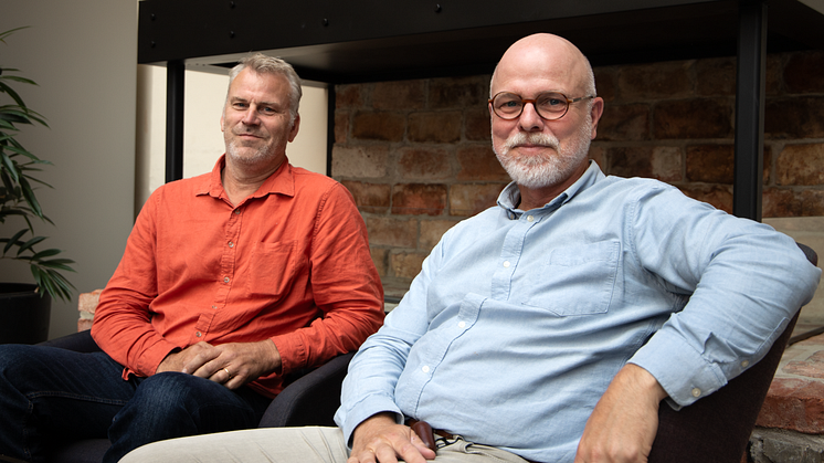 Håkan Wahlgren, affärsutvecklare och Lars Birging, vd och medgrundare på ZIGRID ser ljust på framtiden. 