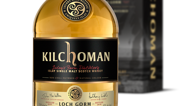 Årets exklusiva lansering av Kilchoman Loch Gorm 2016 släpps i Sverige den 21:a oktober