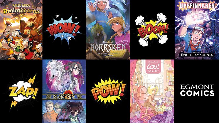 Vårens heta serienyheter från Egmont Comics