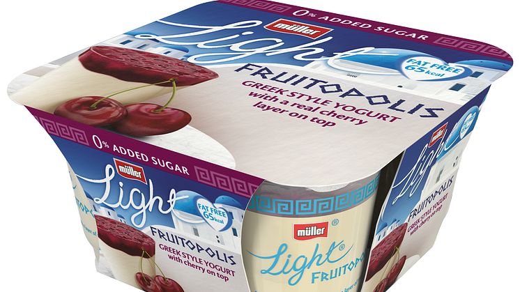 Introducing Müllerlight Fruitopolis with 0% added sugar
