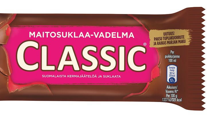 Classic Maitosuklaa-Vadelma