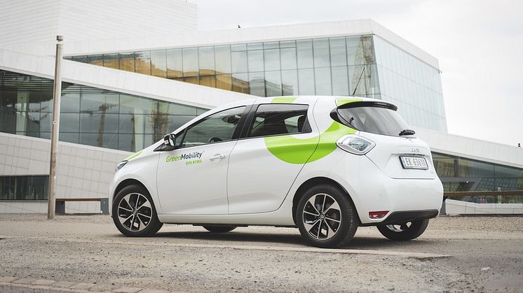 NSB-konsernet velger elektriske Renault ZOE (Foto: Mads Kristiansen)