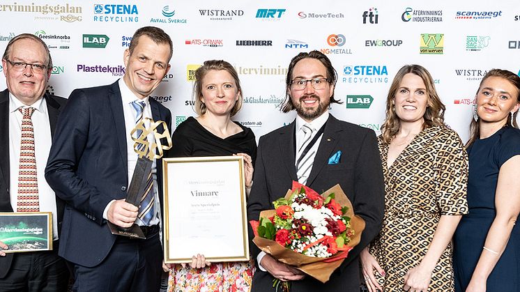Wistrand delade ut Årets specialpris på Återvinningsgalan