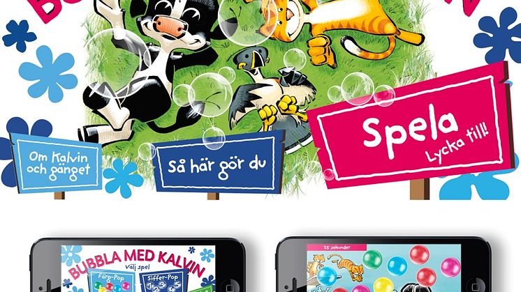 Skånemejerier släpper bubblande spel-app för barn