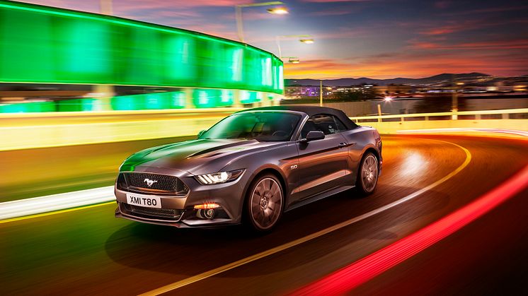 Nye Ford Mustang lanseres for første gang i Europa i 2015.