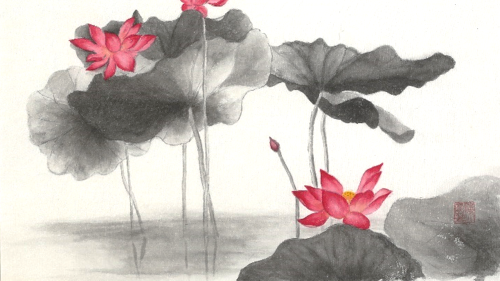 Lotus Pond by Teresa Tan