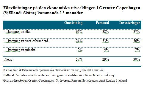 Optimism på båda sidor sundet