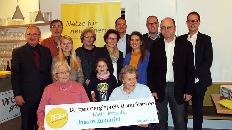 Auftakt des Bürgerenergiepreises Unterfranken 2020 in Himmelstadt