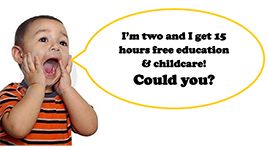 Free education and childcare for 2-year-olds