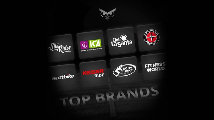 Find world-class workouts in new Top Brands-category in the Intelligent Cycling app