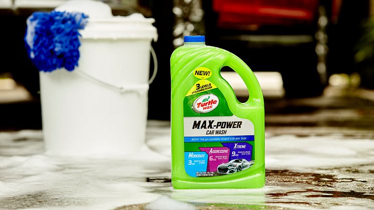 ​TURTLE WAX M.A.X.-POWER – Nytt bilschampo med tre olika rengöringsnivåer  