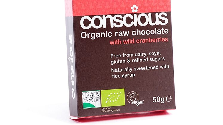 Conscious Raw Chocolate Cranberry Kiss